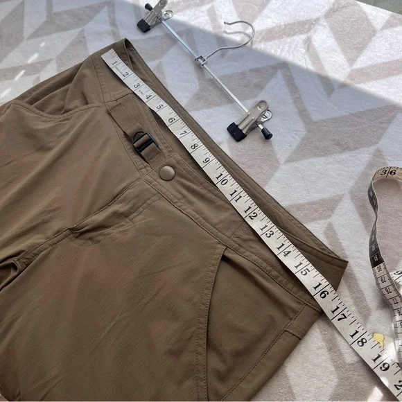 prAna Jasmine Knicker Women's Green Capri Pant size 8 Performance Pant‎ - Picture 7 of 9